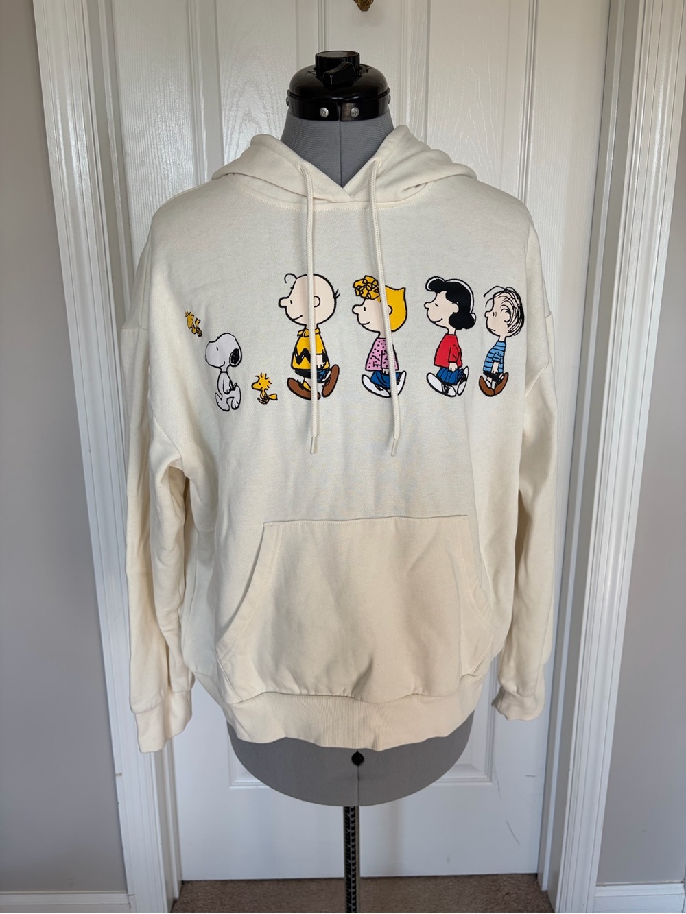 Peanuts Character Cream Hoodie Sweatshirt